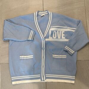 Sandro Light Blue Cardigan